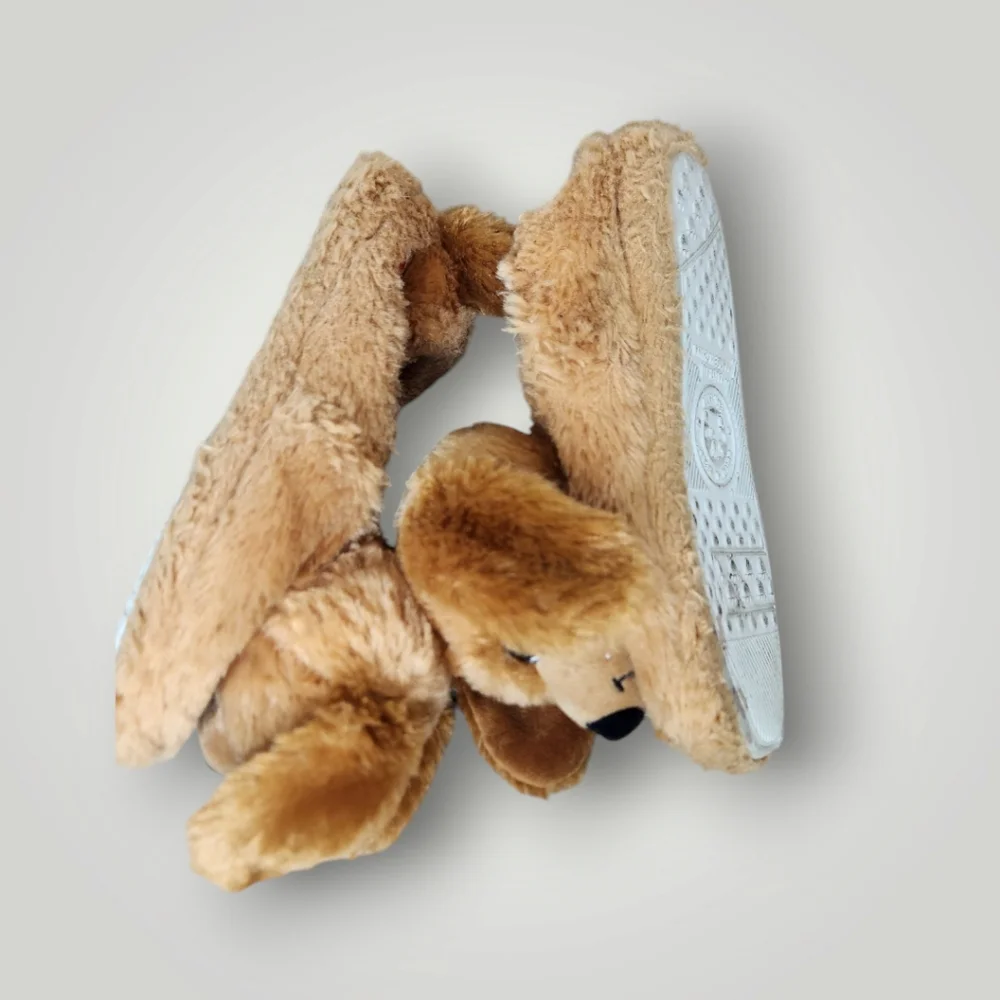 Build A Bear Workshop Puppy Dog Kid Children Slippers Size 12-13